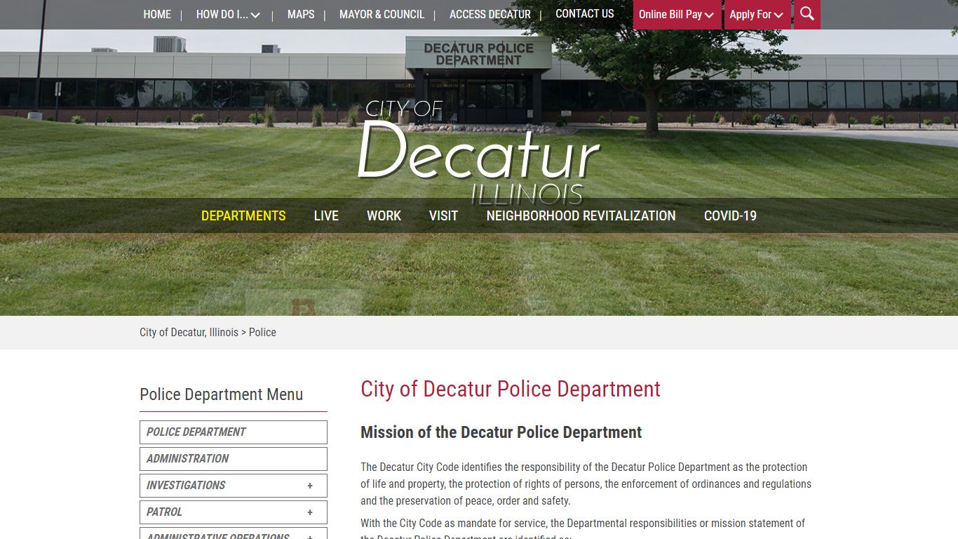 Home - City of Decatur Police Department