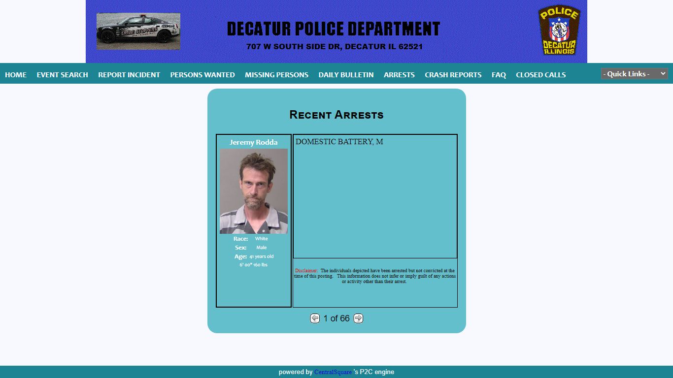 Decatur Police Department P2C